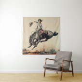 "Young Cowboy" van Will James Wandkleed (In situ)