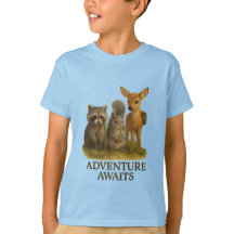 Young Critters Club T-shirt #1 - "Avontuur wacht o