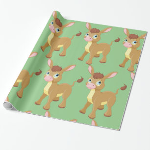 Young Donkey Cadeaupapier