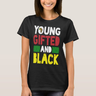 Young ed and Black African Pride Black History Mon T-shirt