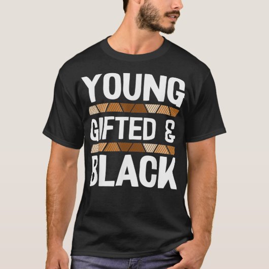 Young ed and Black History Maandag Cool BLM Melani T-shirt (Voorkant)