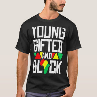 Young ed and Black Pride African Black History Mon T-shirt