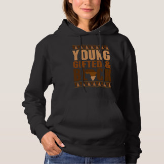 Young ed Black Black Girl Magic Black History Mela Hoodie