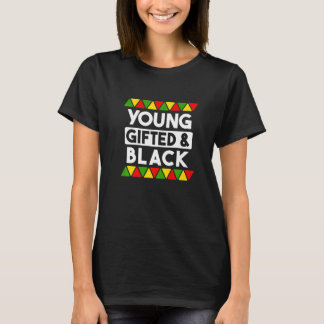 Young ed Black History African Black zwart P.R. T-shirt
