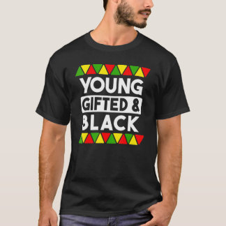 Young ed Black History African Black zwart P.R. T-shirt