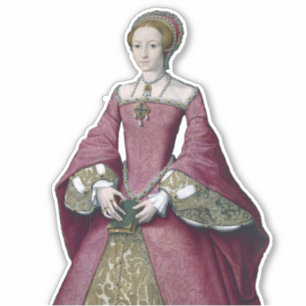 Young Elizabeth Tudor Sticker