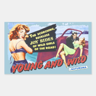 Young en Wild Rechthoekige Sticker