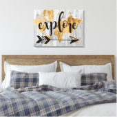 Young Explorer V Canvas Afdruk (Insitu (Slaapkamer))