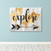 Young Explorer V Canvas Afdruk (Insitu (Houten vloer))
