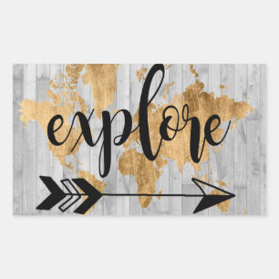 Young Explorer V Rechthoekige Sticker