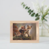 Young Fox Trio Poster carte postale de poste (Debout devant)