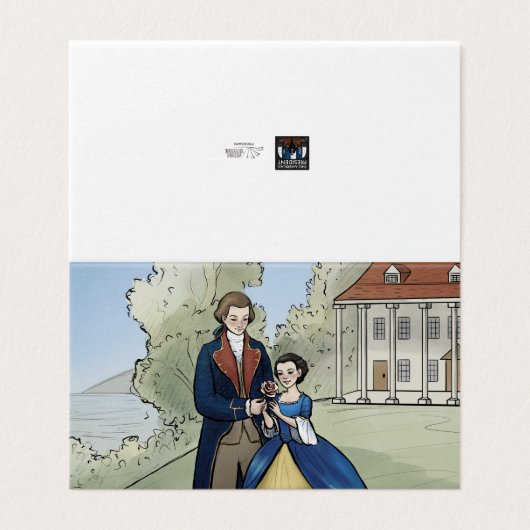 Young George Washington et Martha Washington (Outside Unfolded)