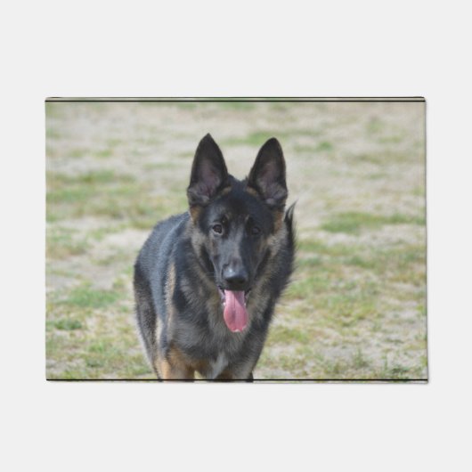 Young German Shepherd Deurmat (Voorkant)