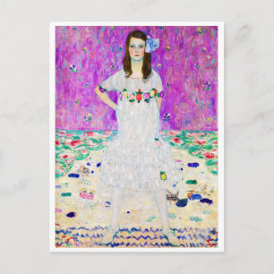 Young Girl, Gustav Klimt Briefkaart