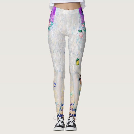 Young Girl, Gustav Klimt Leggings (Voorkant)