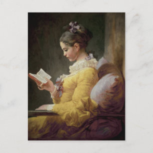 Young Girl Reading, c.1776 Briefkaart