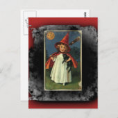  Young Halloween Witch Briefkaart (Voorkant / Achterkant)