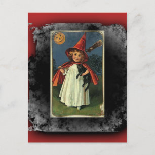 Young Halloween Witch Briefkaart