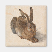 Young Hare | Albrecht Dürer Magneet (Voorkant)