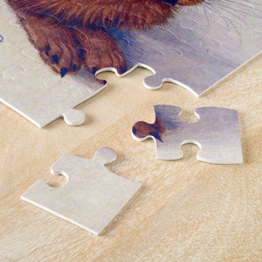 Young Hare by Albrecht Durer, Renaissance Fine Art Legpuzzel (Zijkant)