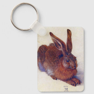 Young Hare by Albrecht Durer, Renaissance Fine Art Sleutelhanger