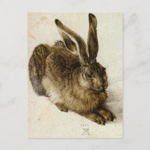 "Young Hare" van Albrecht Dürer Briefkaart