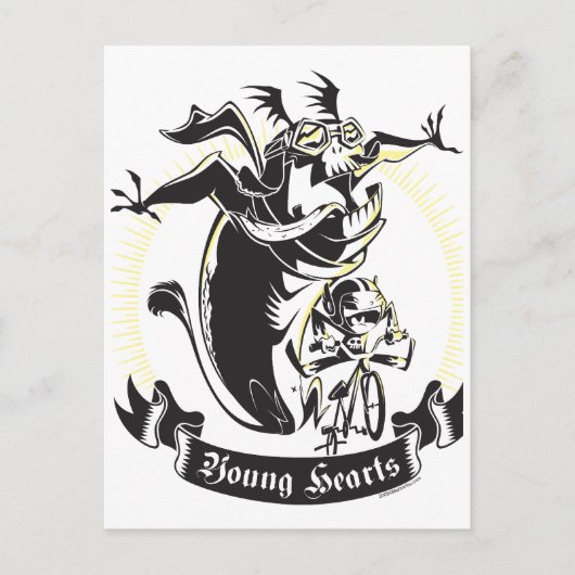 Young-Hearts Briefkaart (Voorkant)