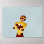 Young Justice Wally West Poster (Voorkant)