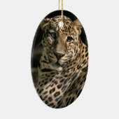 Young Leopard-kerstversiering Keramisch Ornament (Rechts)