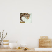 Young Leopard Painting Poster (Keuken)