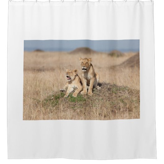 Young Lions Douchegordijn (Voorkant)