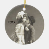 Young Love Photo c 1920s add Year Keramisch Ornament (Voorkant)