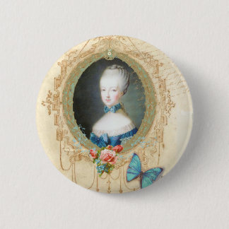 Young Marie Antoinette  Button Pin