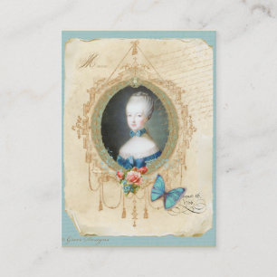 Young Marie Antoinette Visitekaartjes