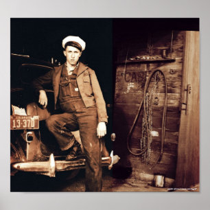Young Mechanic  Photo Poster