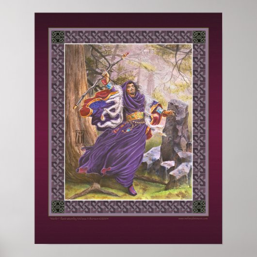 Young Merlin RPG Art Poster (Voorkant)