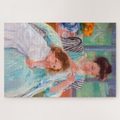 Young Moeder Sewing, Mary Cassatt Legpuzzel (Horizontaal)
