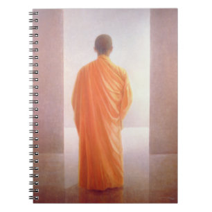 Young Monk back uitzicht Vietnam Notitieboek