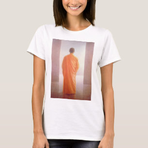 Young Monk back uitzicht Vietnam T-shirt