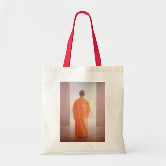 Young Monk back uitzicht Vietnam Tote Bag (Voorkant)