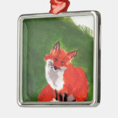 Young Mr Fox Metalen Ornament (Links)