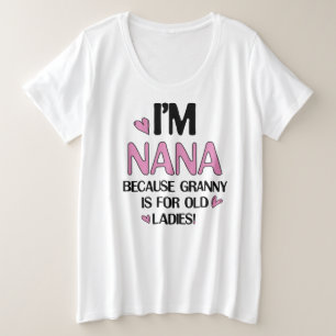 Young Nana Graphic Nana Clipart Design Grandma Art
