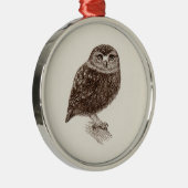 Young Owl Premium Ornament (Rechts)