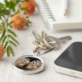 Young Owlets Sleutelhanger (Zijkant)