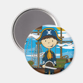 Young Pirate Captain Magnet (Recto/Verso)