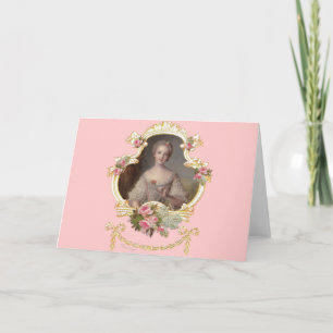 Young Princess Louise Marie van France Card Feestdagen Kaart