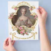 Young Queen Marie Antoinette Roze Kaarten (Hand)