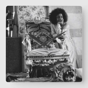 Young Sathya Sai Baba Clock Vierkante Klok