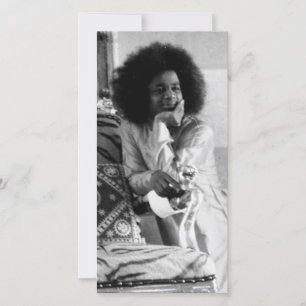 Young Sathya Sai Baba-fotokaart