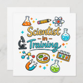 Young Scientist in Training Invitation (Devant / Derrière)